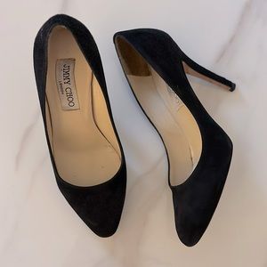 Jimmy Choo Vikki Suede Black Pumps 36.5 (used)
